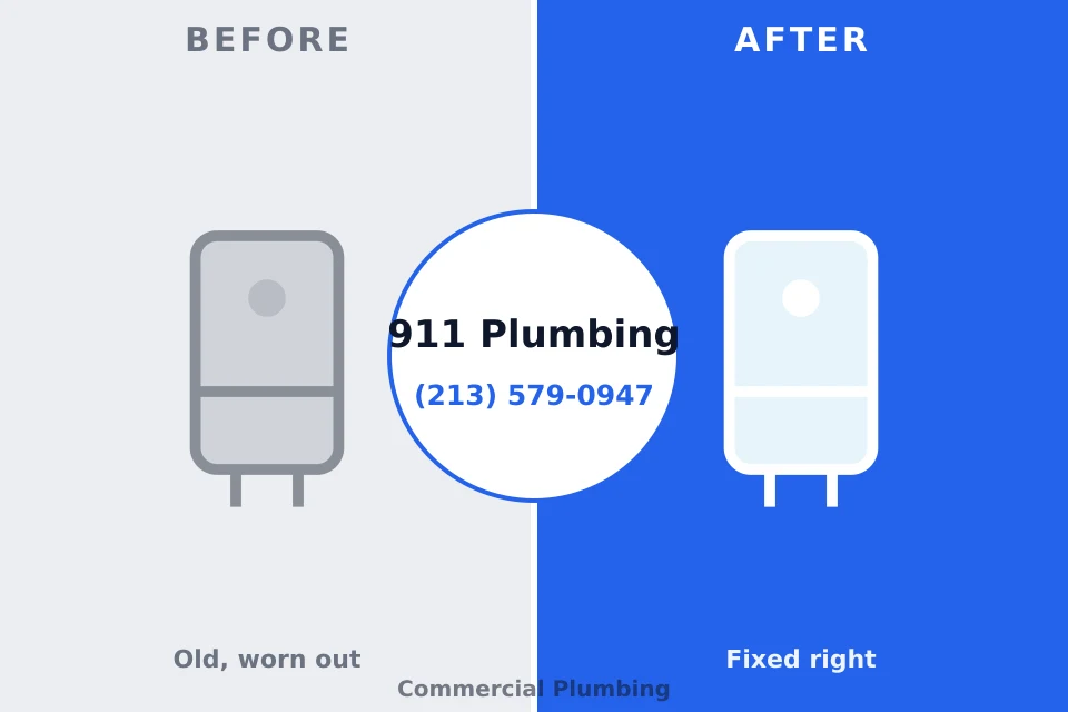 Before and after: plumbing company Hollywood, SC